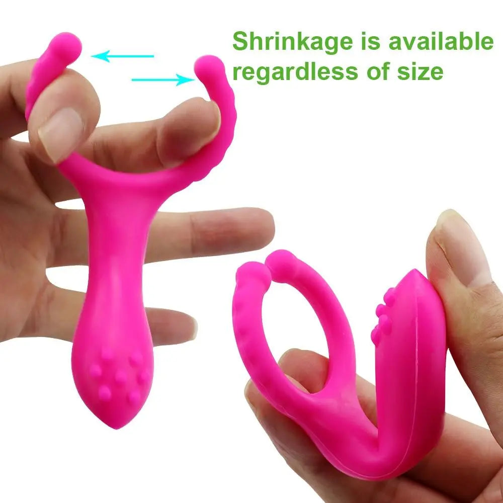 Clitoris Stimulator Dildo Anal with Butt Plug Vibrator Nipple Vagina Vibrating Adults Sex Toys for Men Women Couple - buysextoyth