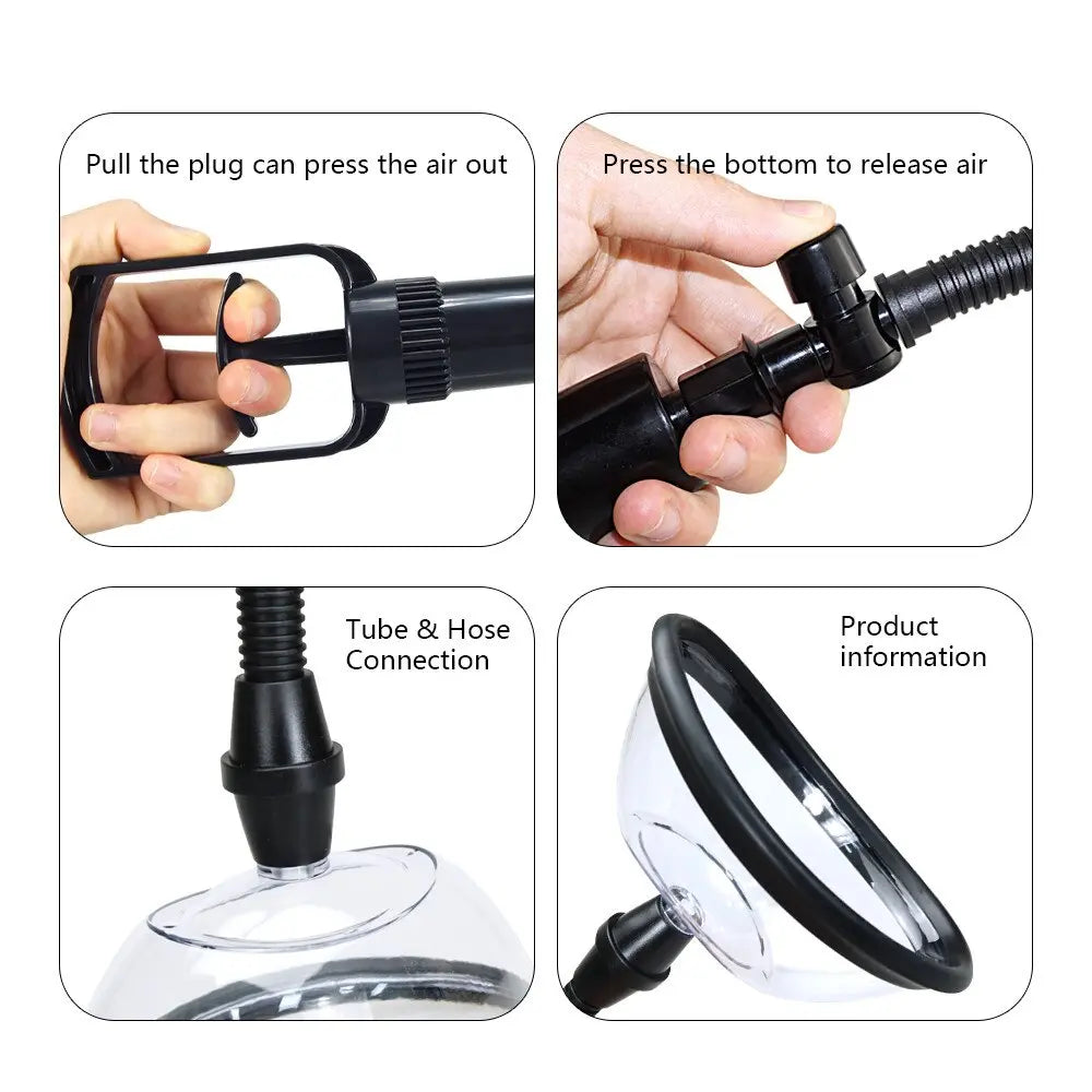 คู่มือหัวนมหน้าอกช่องคลอด Clitoris Sucker หีปั๊ม Clitoris Stimulator หญิง Masturbation เซ็กซ์ทอยสำหรับ18 + - buysextoyth