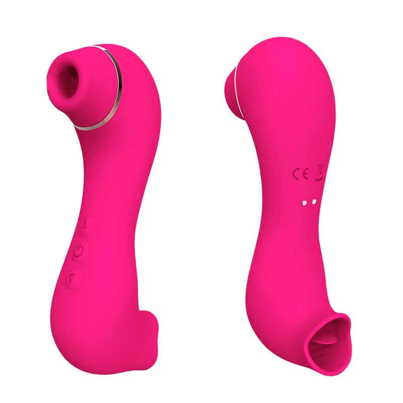 Clitoris Sucker Sex Sucking Toys Vibrator Powerful Clitoris Blowjob Tongue Stimulator Nipple Vagina Pussy Pump Sex Toys for Wome - buysextoyth