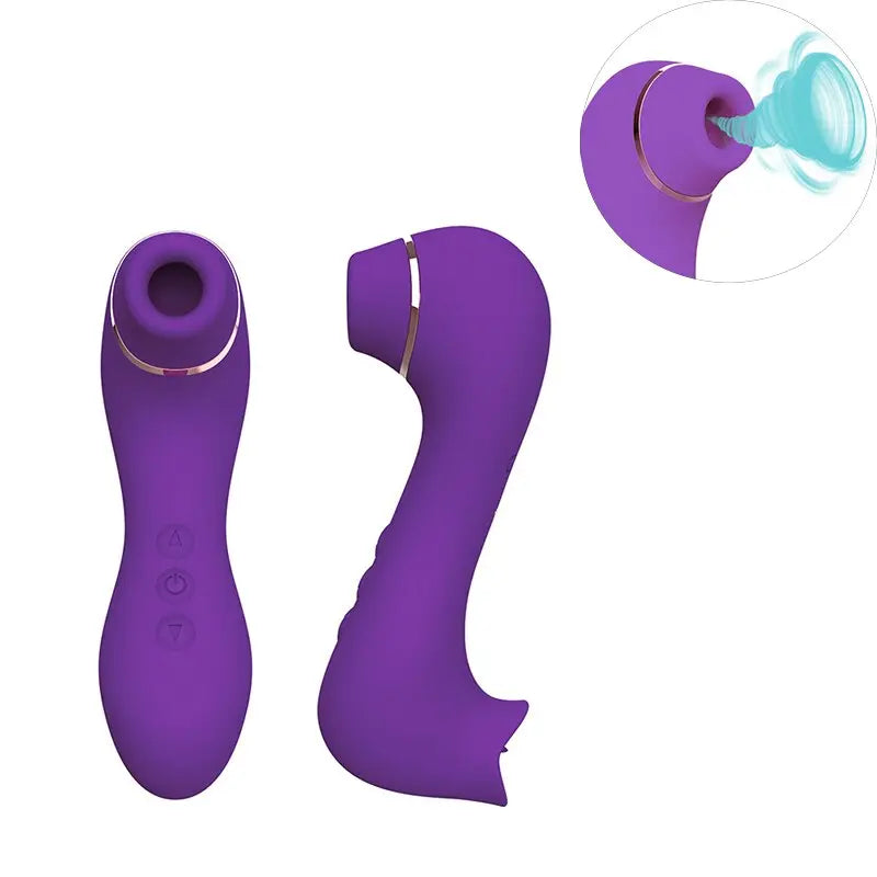 Clitoris Sucker Sex Sucking Toys Vibrator Powerful Clitoris Blowjob Tongue Stimulator Nipple Vagina Pussy Pump Sex Toys for Wome - buysextoyth