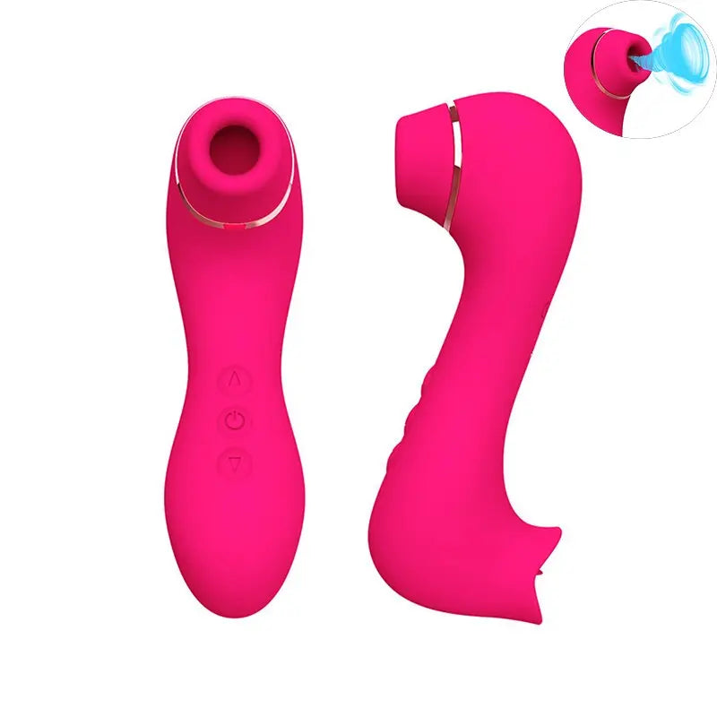 Clitoris Sucker Sex Sucking Toys Vibrator Powerful Clitoris Blowjob Tongue Stimulator Nipple Vagina Pussy Pump Sex Toys for Wome - buysextoyth