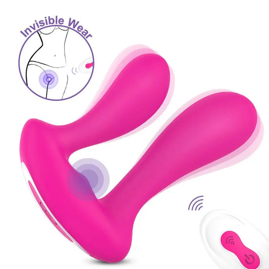 รีโมทคอนโทรลสั่นสะเทือนเซ็กซ์ทอยสำหรับผู้หญิงสวมใส่ช่องคลอด Clitoris Stimulator Vibrator G-Spot Massager ผู้ใหญ่ Masturbator - buysextoyth