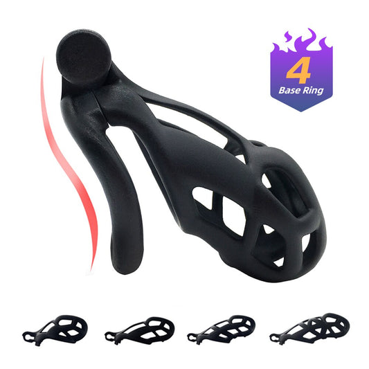 Cobra Male Chastity Device Kit Cock Cage Cock Ring BDSM Adult Games Sex Toys for Men Penis Ring Resin Sleeve PenisTrainer Cage - buysextoyth