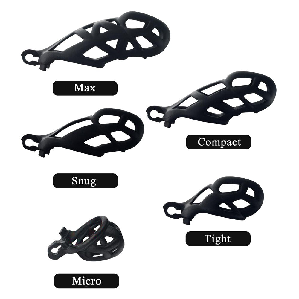 Cobra Male Chastity Device Kit Cock Cage Cock Ring BDSM Adult Games Sex Toys for Men Penis Ring Resin Sleeve PenisTrainer Cage - buysextoyth