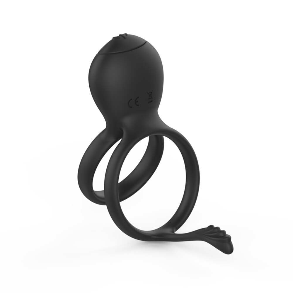 Cock Ring Vibrator สำหรับชายคู่แหวนอวัยวะเพศชาย Delay Ejaculation Cock นวด G Spot Clitoris เซ็กซ์ทอยสำหรับคู่ - buysextoyth