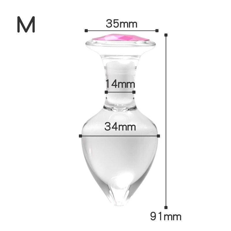 Crystal Anal Plug Sex Toys Adult Games Dildos Bdsm Plug Product Sex Shop Anal Plug Butt Plug - buysextoyth