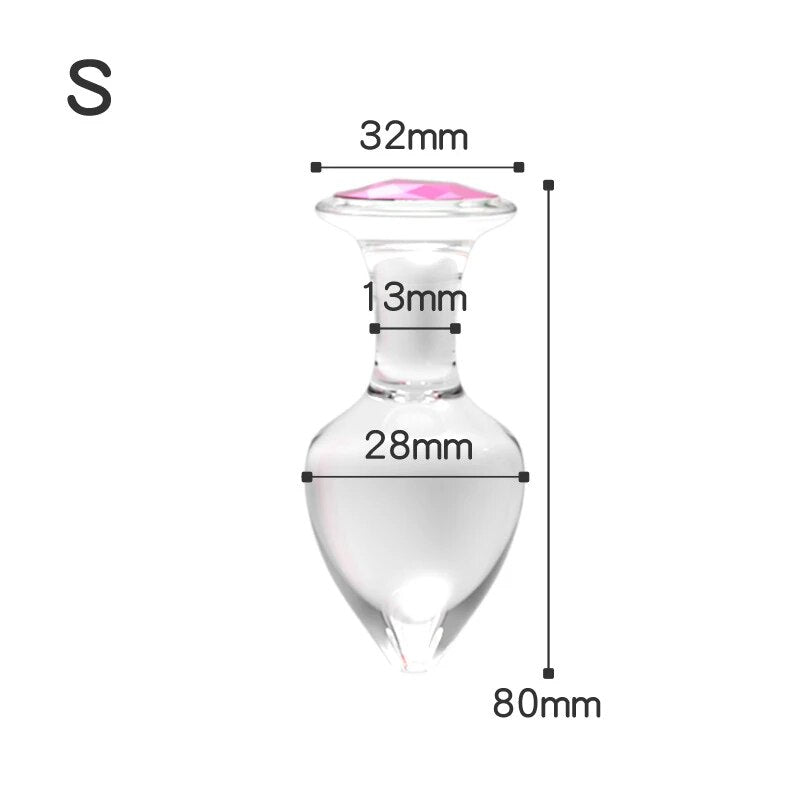 Crystal Anal Plug Sex Toys Adult Games Dildos Bdsm Plug Product Sex Shop Anal Plug Butt Plug - buysextoyth