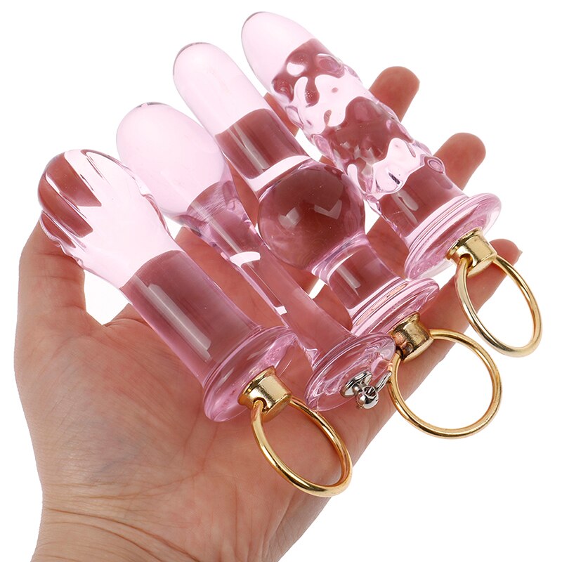 Crystal Glass Butt Plug Anal Sex Toys Anal Plug Glass Dildo Prostata Massager Anal Beads Butt Plug Sex Toys Women Men Gay - buysextoyth