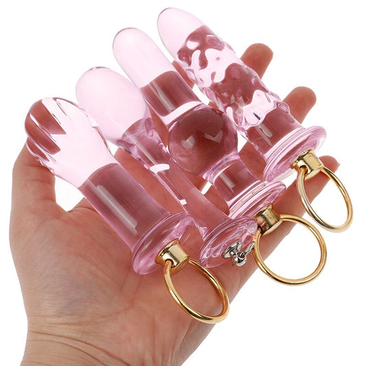 Crystal Glass Butt Plug Anal Sex Toys Anal Plug Glass Dildo Prostata Massager Anal Beads Butt Plug Sex Toys Women Men Gay - buysextoyth