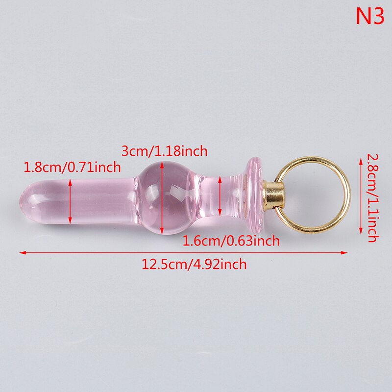 Crystal Glass Butt Plug Anal Sex Toys Anal Plug Glass Dildo Prostata Massager Anal Beads Butt Plug Sex Toys Women Men Gay - buysextoyth