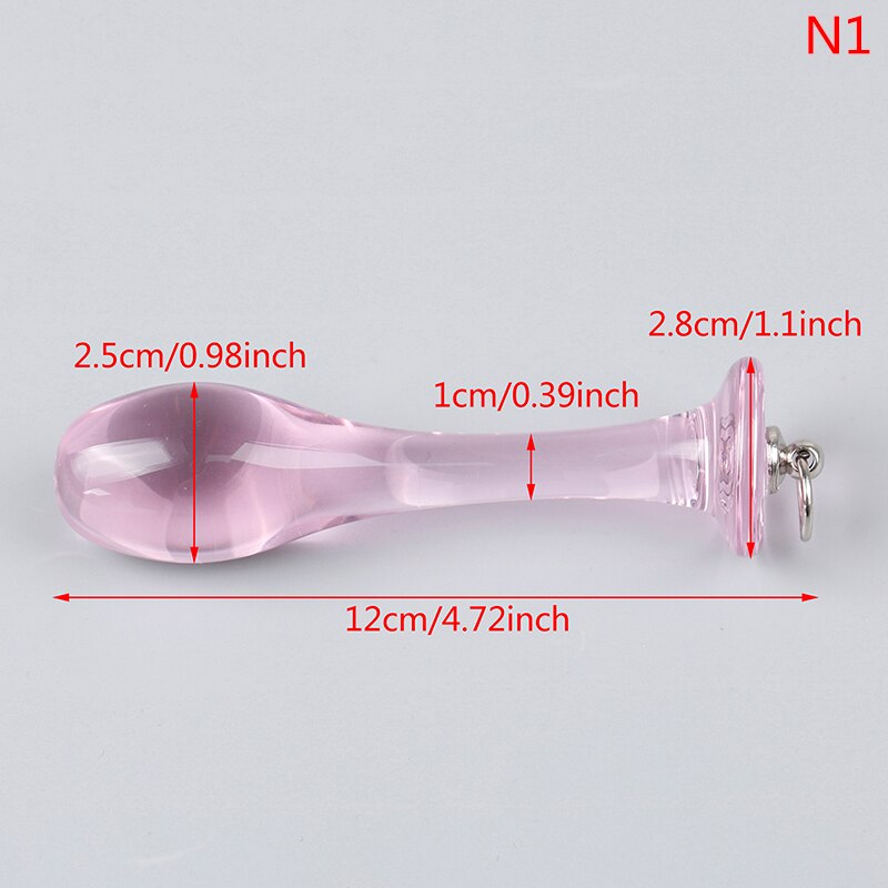 Crystal Glass Butt Plug Anal Sex Toys Anal Plug Glass Dildo Prostata Massager Anal Beads Butt Plug Sex Toys Women Men Gay - buysextoyth