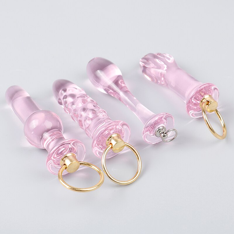 Crystal Glass Butt Plug Anal Sex Toys Anal Plug Glass Dildo Prostata Massager Anal Beads Butt Plug Sex Toys Women Men Gay - buysextoyth