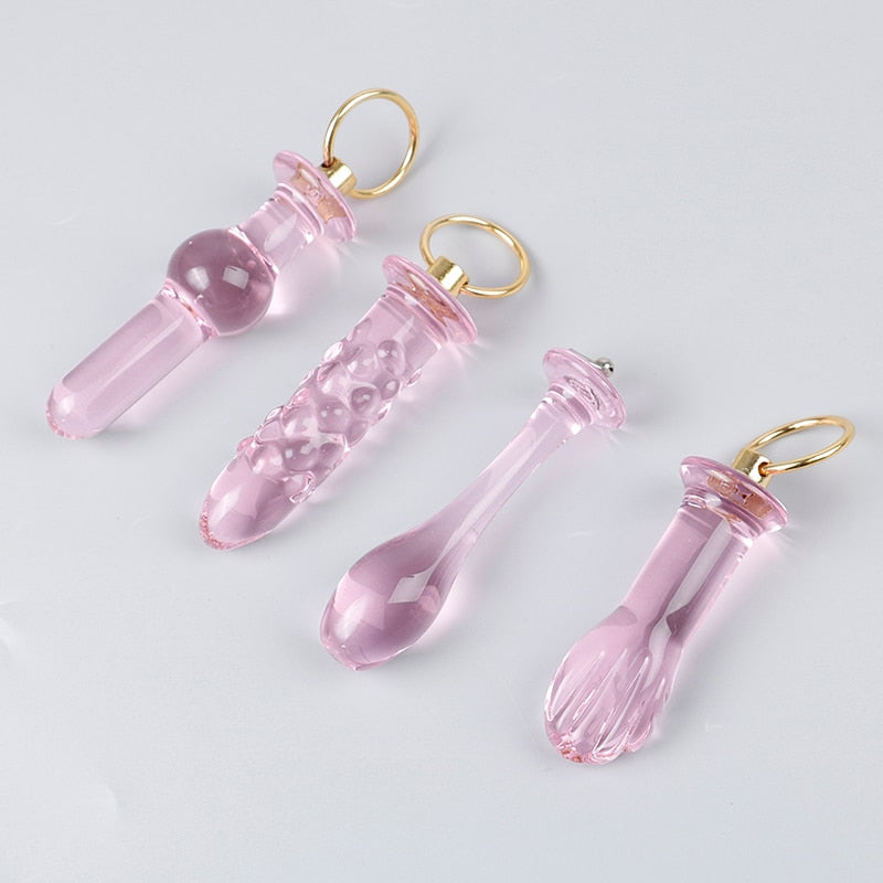 Crystal Glass Butt Plug Anal Sex Toys Anal Plug Glass Dildo Prostata Massager Anal Beads Butt Plug Sex Toys Women Men Gay - buysextoyth