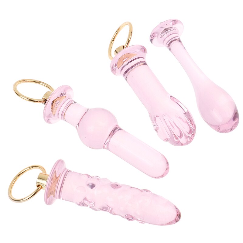 Crystal Glass Butt Plug Anal Sex Toys Anal Plug Glass Dildo Prostata Massager Anal Beads Butt Plug Sex Toys Women Men Gay - buysextoyth