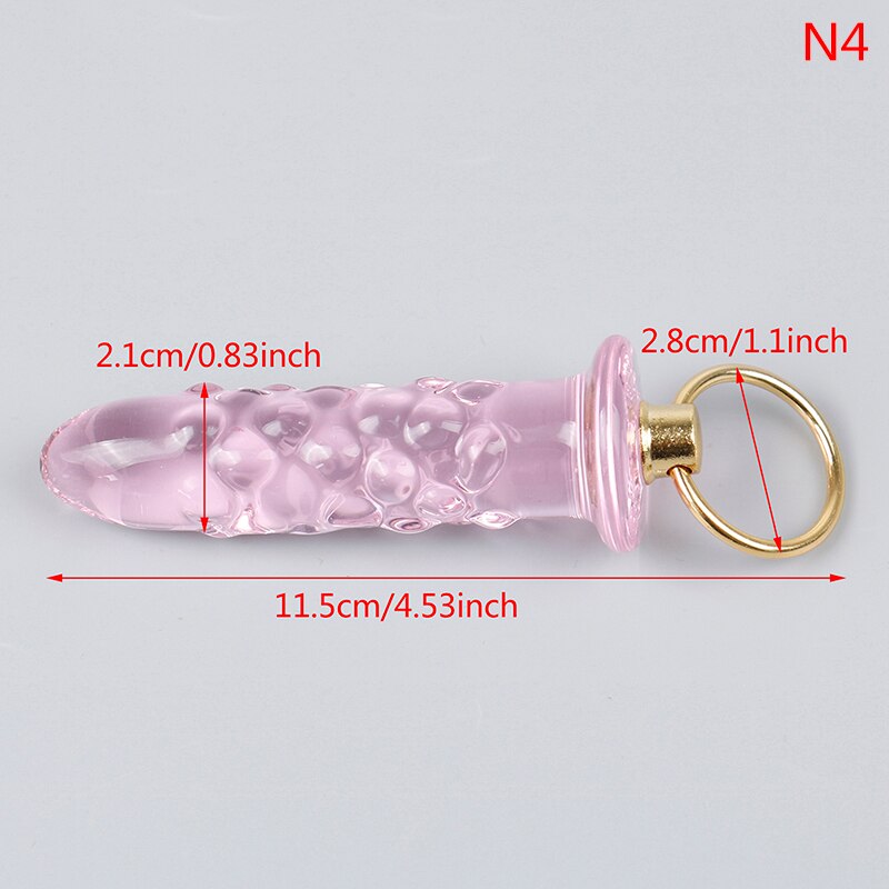 Crystal Glass Butt Plug Anal Sex Toys Anal Plug Glass Dildo Prostata Massager Anal Beads Butt Plug Sex Toys Women Men Gay - buysextoyth