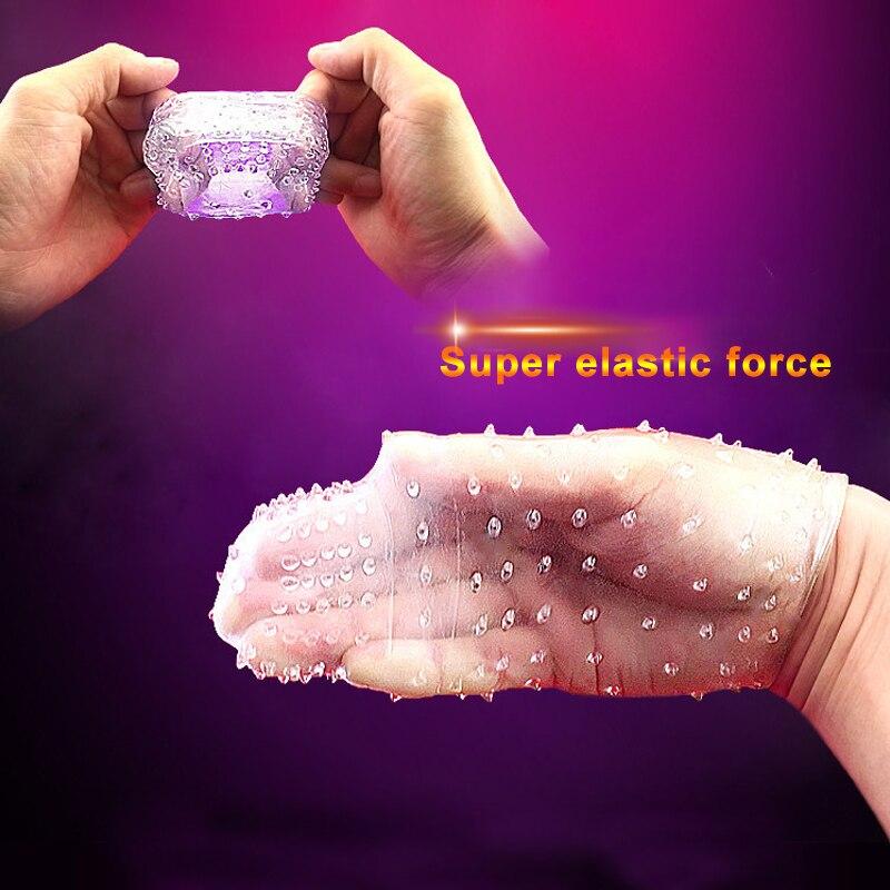 5pcs/set TPE Penis Sleeve Delay Time Crystal Cock Rings Reusable Condom Penis Extension Penis Rings Adult Sex Toys for Men - buysextoyth