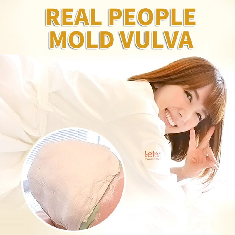 DRAIMIOR Leten Yui Hatano Pussy Masturbator for Male Interactive Voice 10 Mode Vibration Aircraft Cup Adult Sex Toys - buysextoyth