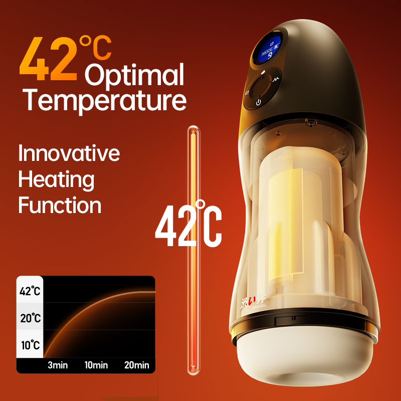 DRYWELL หุ่นยนต์เพศอัจฉริยะสำหรับผู้ชาย ดูดออรัลเซ็กซ์ Masturbator ชายอัตโนมัติ 9 โหมดการดูด & 9 โหมดการสั่นสะเทือน & 1 โหมดบูสต์ ฟังก์ชั่นทำความร้อน หญิงแท้คราง สินค้าสำหรับผู้ใหญ่สำหรับผู้ชาย - buysextoyth
