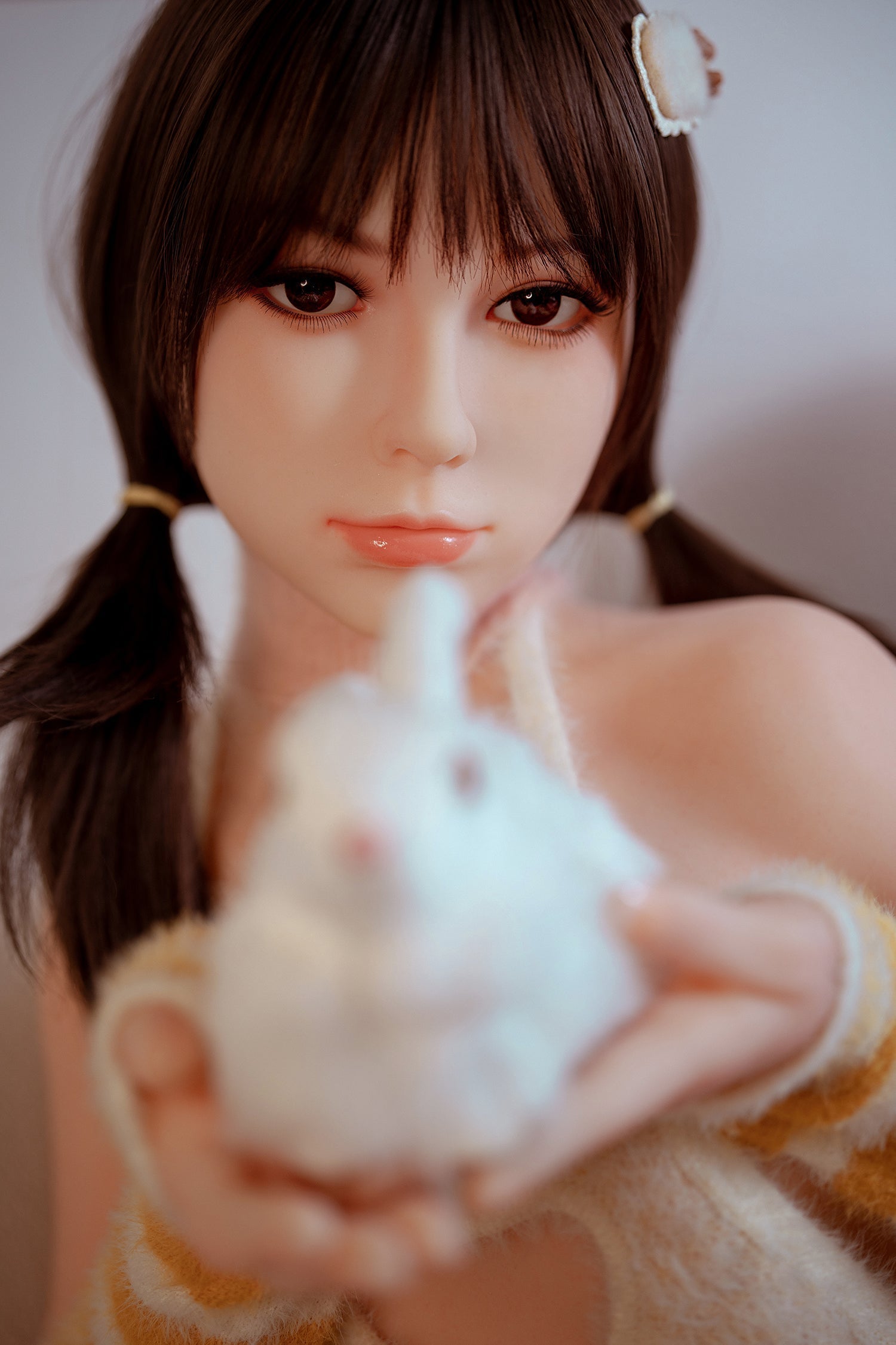 Norma / 150cm Head Full TPE Asian Girl Realistic Flat Chest Sex Doll [thdoll-1008] - buysextoyth