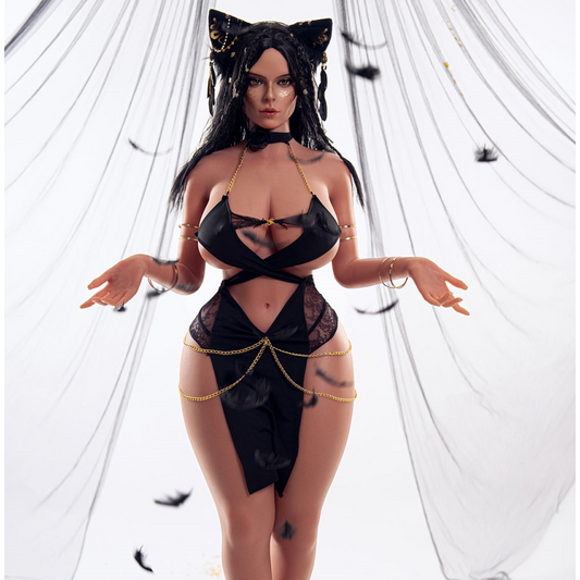 Juniper 156cm Head Full Silicone Tan BBW Real Life Sex Doll For Sale NO.1070 - buysextoyth