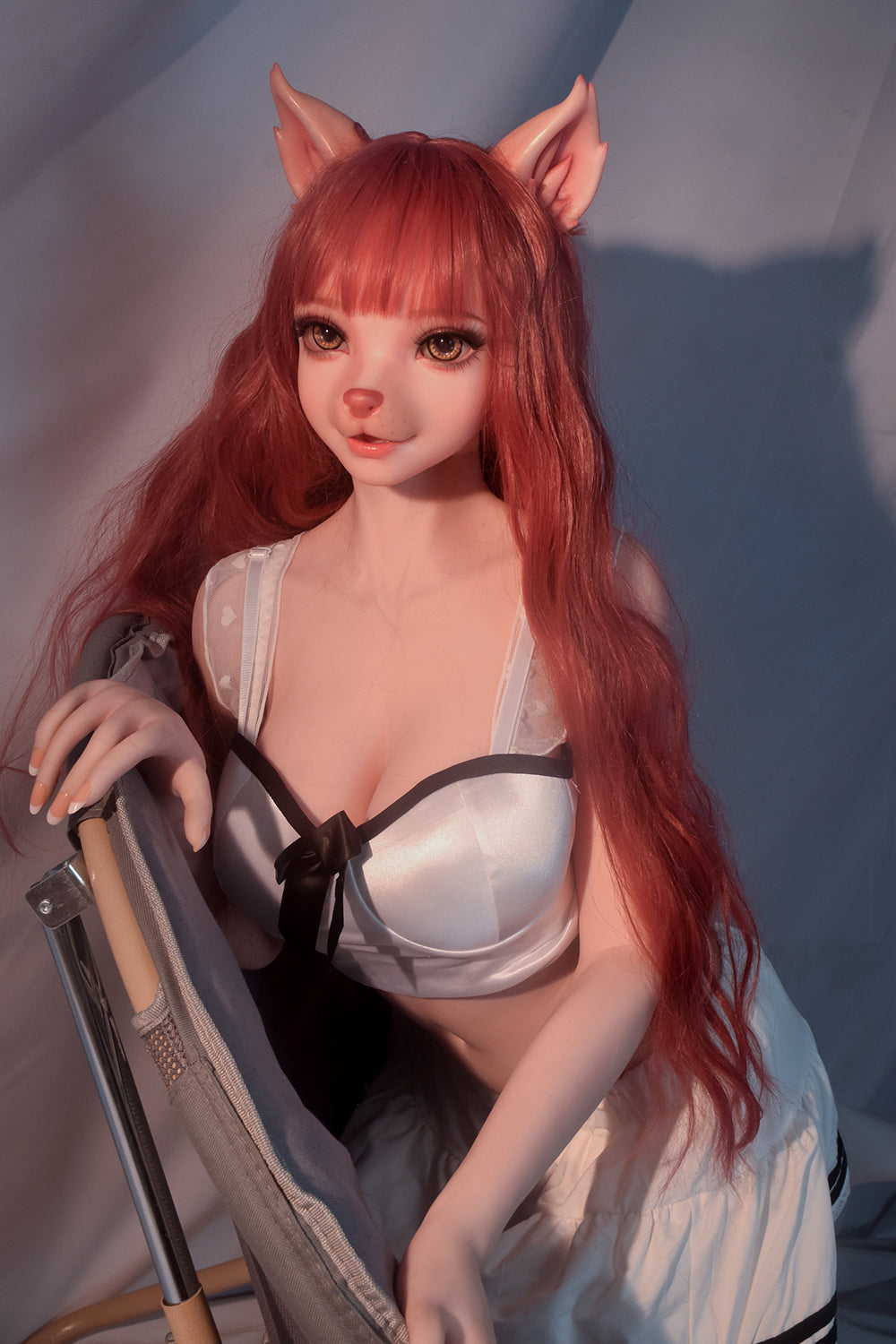 Neko 150cm Full Silicone Furry Cat Hentai Sex Doll With Small Boobs NO.1116 - buysextoyth