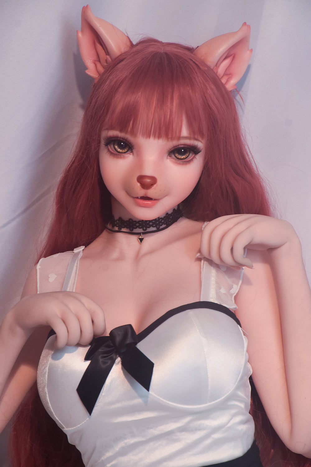 Neko 150cm Full Silicone Furry Cat Hentai Sex Doll With Small Boobs NO.1116 - buysextoyth