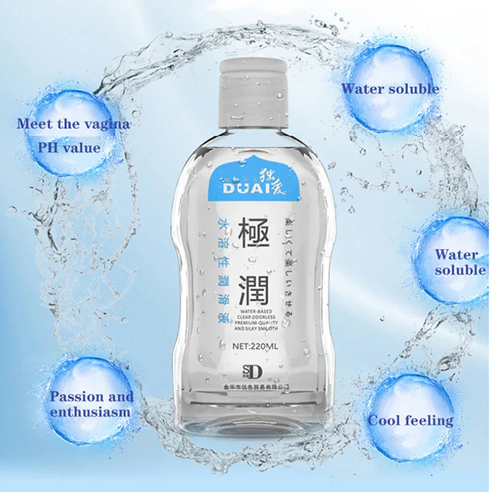 DUAI 220ML Anal Lubricant for sex water based lubricant Personal lubricant sexual massage oil sex lube . Adult Sex products - buysextoyth