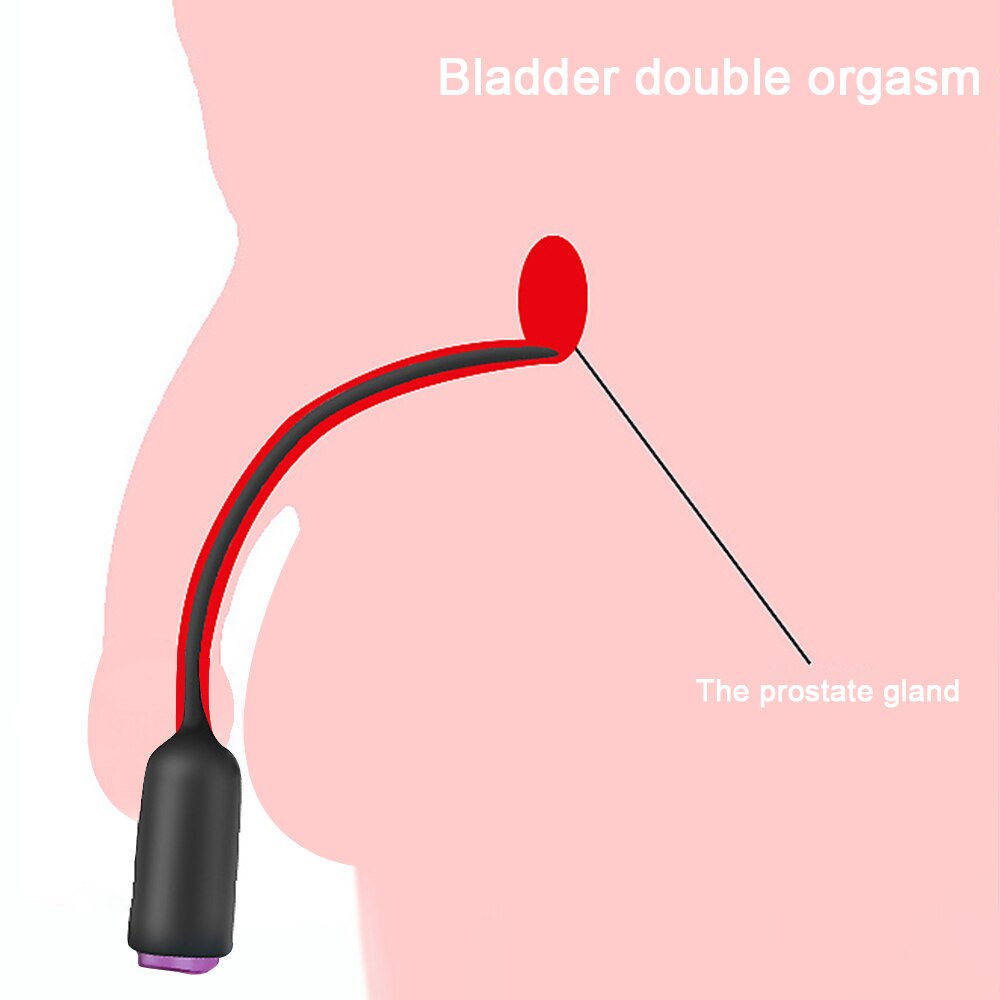 ความถี่เดียว Dilators Urethral อวัยวะเพศชายสั่นใส่ Horse Eye Stick Dilator Masturbation ชายเพศของเล่นสำหรับผู้ชาย - buysextoyth
