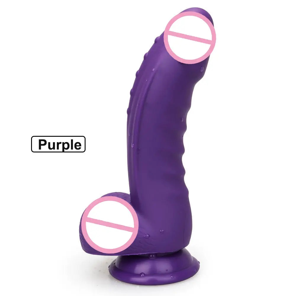สีแดง Dildo Anal Sex-ของเล่น Masturbator สำหรับผู้หญิงเกย์ Liquid Dildos ซิลิโคนดูดถ้วย Butt Plug Anus Sex ของเล่น vagina Stimulator - buysextoyth