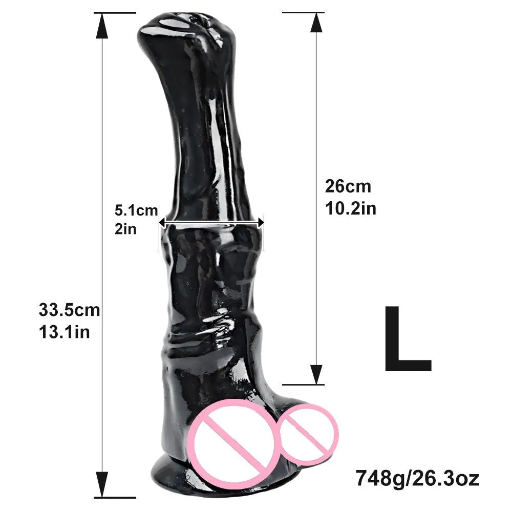ม้ายักษ์ Dildo สมจริงอวัยวะเพศชาย Cock หญิง Masturbator สัตว์ Dildo Anal Plug ของเล่นสำหรับผู้ใหญ่18เพศของเล่นสำหรับผู้ชายผู้หญิงเลสเบี้ยน - buysextoyth