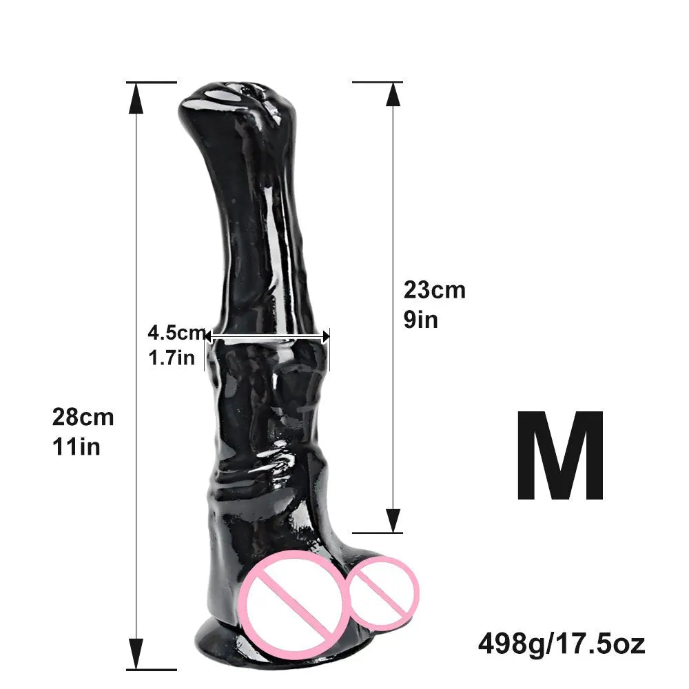 ม้ายักษ์ Dildo สมจริงอวัยวะเพศชาย Cock หญิง Masturbator สัตว์ Dildo Anal Plug ของเล่นสำหรับผู้ใหญ่18เพศของเล่นสำหรับผู้ชายผู้หญิงเลสเบี้ยน - buysextoyth