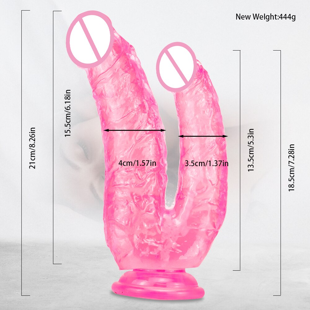 ดูดถ้วยคู่ Dildo Femme Sexshop Buttplug เลสเบี้ยน Jouet Sexuel สำหรับผู้ใหญ่ Sextoy อวัยวะเพศชายเกย์พระเจ้า Gode เร้าอารมณ์ Dick Anal Consolador - buysextoyth