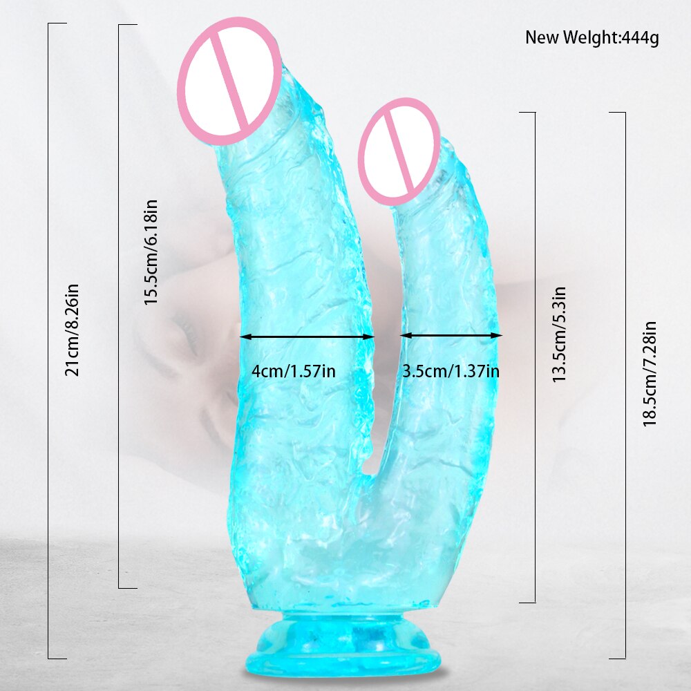 ดูดถ้วยคู่ Dildo Femme Sexshop Buttplug เลสเบี้ยน Jouet Sexuel สำหรับผู้ใหญ่ Sextoy อวัยวะเพศชายเกย์พระเจ้า Gode เร้าอารมณ์ Dick Anal Consolador - buysextoyth