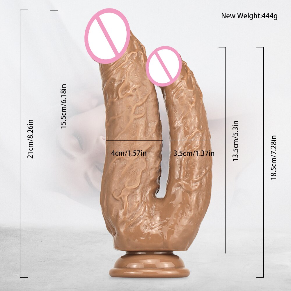 ดูดถ้วยคู่ Dildo Femme Sexshop Buttplug เลสเบี้ยน Jouet Sexuel สำหรับผู้ใหญ่ Sextoy อวัยวะเพศชายเกย์พระเจ้า Gode เร้าอารมณ์ Dick Anal Consolador - buysextoyth