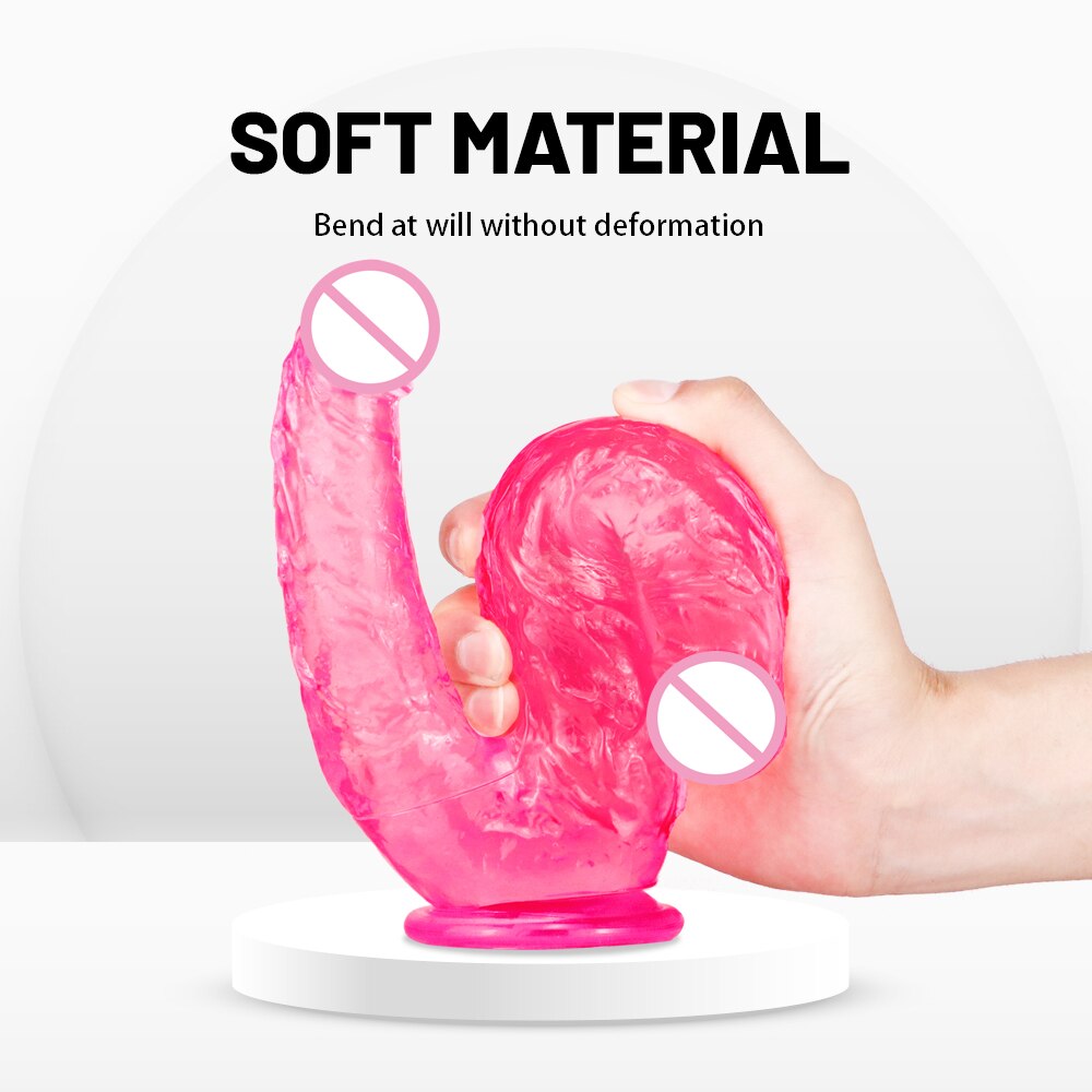 ดูดถ้วยคู่ Dildo Femme Sexshop Buttplug เลสเบี้ยน Jouet Sexuel สำหรับผู้ใหญ่ Sextoy อวัยวะเพศชายเกย์พระเจ้า Gode เร้าอารมณ์ Dick Anal Consolador - buysextoyth