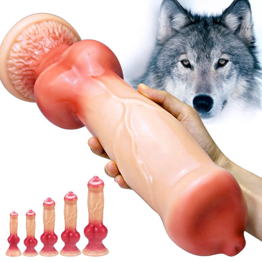 บิ๊กโบว์สุนัข Dildo Sex เครื่องมือสำหรับผู้หญิงปลอม Anal อวัยวะเพศชายช่องคลอดกระตุ้นสัตว์ Didlos Anus ของเล่นเร้าอารมณ์ผลิตภัณฑ์สำหรับผู้ใหญ่ - buysextoyth