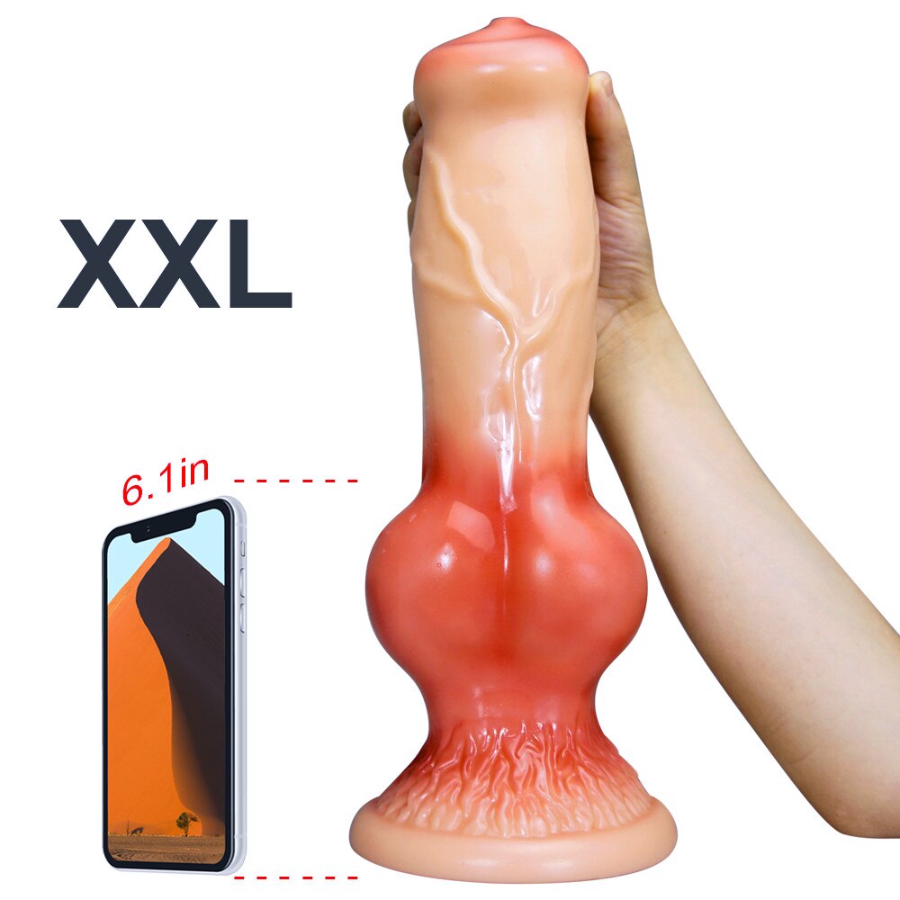บิ๊กโบว์สุนัข Dildo Sex เครื่องมือสำหรับผู้หญิงปลอม Anal อวัยวะเพศชายช่องคลอดกระตุ้นสัตว์ Didlos Anus ของเล่นเร้าอารมณ์ผลิตภัณฑ์สำหรับผู้ใหญ่ - buysextoyth