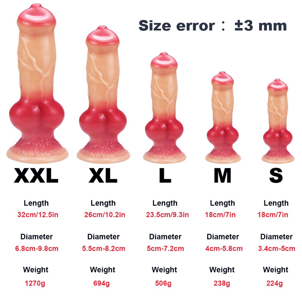 บิ๊กโบว์สุนัข Dildo Sex เครื่องมือสำหรับผู้หญิงปลอม Anal อวัยวะเพศชายช่องคลอดกระตุ้นสัตว์ Didlos Anus ของเล่นเร้าอารมณ์ผลิตภัณฑ์สำหรับผู้ใหญ่ - buysextoyth