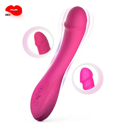 Dildo Vibrator สำหรับผู้หญิง Clit Stimulator ซิลิโคน G Spot ช่องคลอด Anal Vibrator หญิง Masturbator ผู้ใหญ่เซ็กซ์ทอยสำหรับผู้หญิง - buysextoyth
