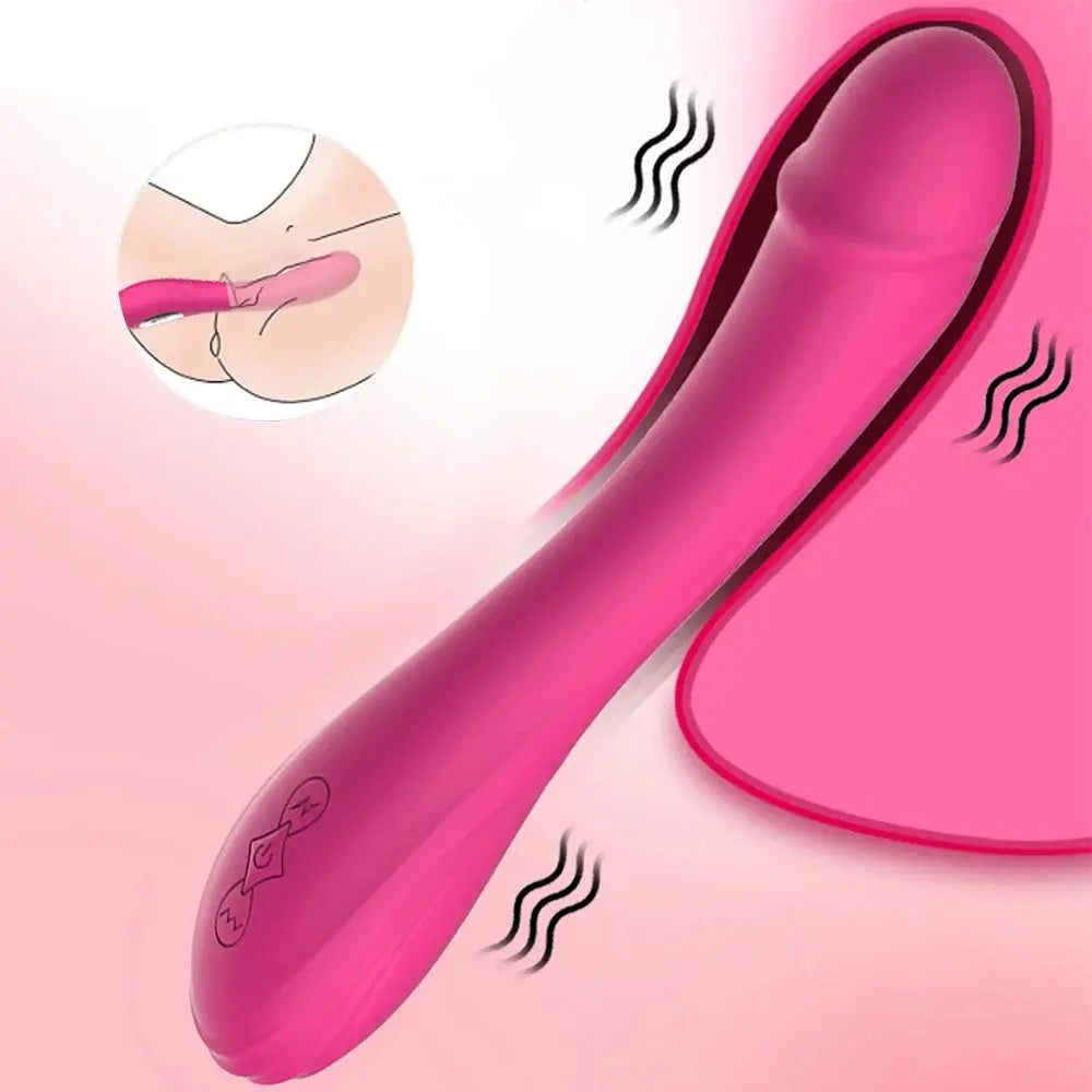 Dildo Vibrator สำหรับผู้หญิง Clit Stimulator ซิลิโคน G Spot ช่องคลอด Anal Vibrator หญิง Masturbator ผู้ใหญ่เซ็กซ์ทอยสำหรับผู้หญิง - buysextoyth