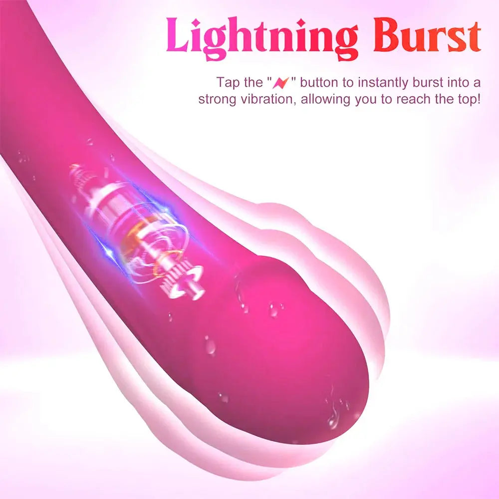 Dildo Vibrator สำหรับผู้หญิง Clit Stimulator ซิลิโคน G Spot ช่องคลอด Anal Vibrator หญิง Masturbator ผู้ใหญ่เซ็กซ์ทอยสำหรับผู้หญิง - buysextoyth