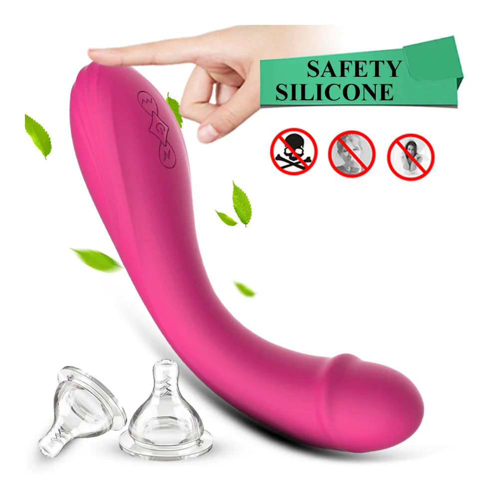 Dildo Vibrator สำหรับผู้หญิง Clit Stimulator ซิลิโคน G Spot ช่องคลอด Anal Vibrator หญิง Masturbator ผู้ใหญ่เซ็กซ์ทอยสำหรับผู้หญิง - buysextoyth
