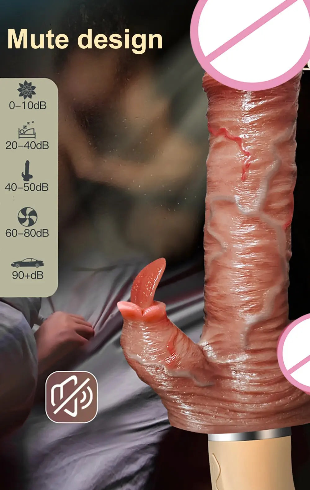 ลิ้นเลียจริง Dildo Vibrator เซ็กซ์ทอยสำหรับผู้หญิงนุ่มซิลิโคนอวัยวะเพศชาย G Spot Vibrator ช่องคลอด Massager หญิง Masturbator - buysextoyth
