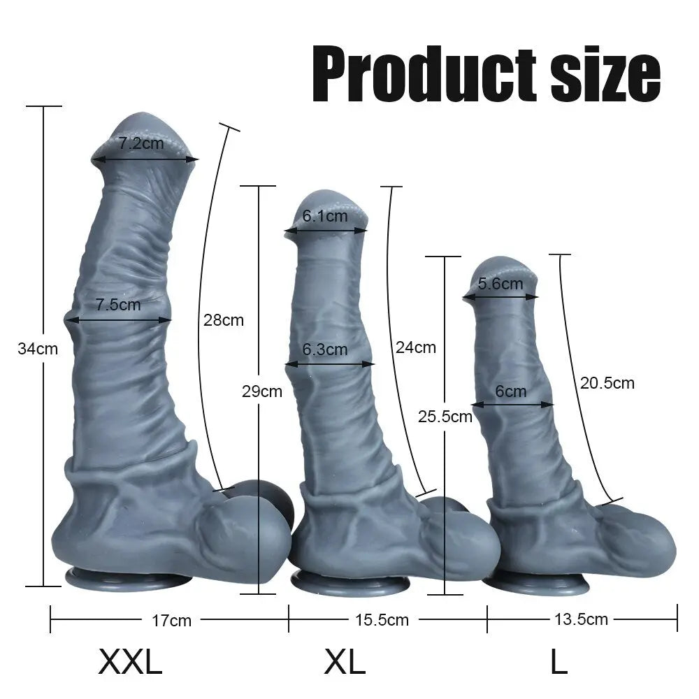 Dildo ม้าซิลิโคนยักษ์. สัตว์สมจริง. อวัยวะเพศชาย. การขยายทวารหนัก. ที่เสียบตูด. เซ็กซ์ทอย. ชายและหญิง masturbaters. ช่องคลอด18 - buysextoyth