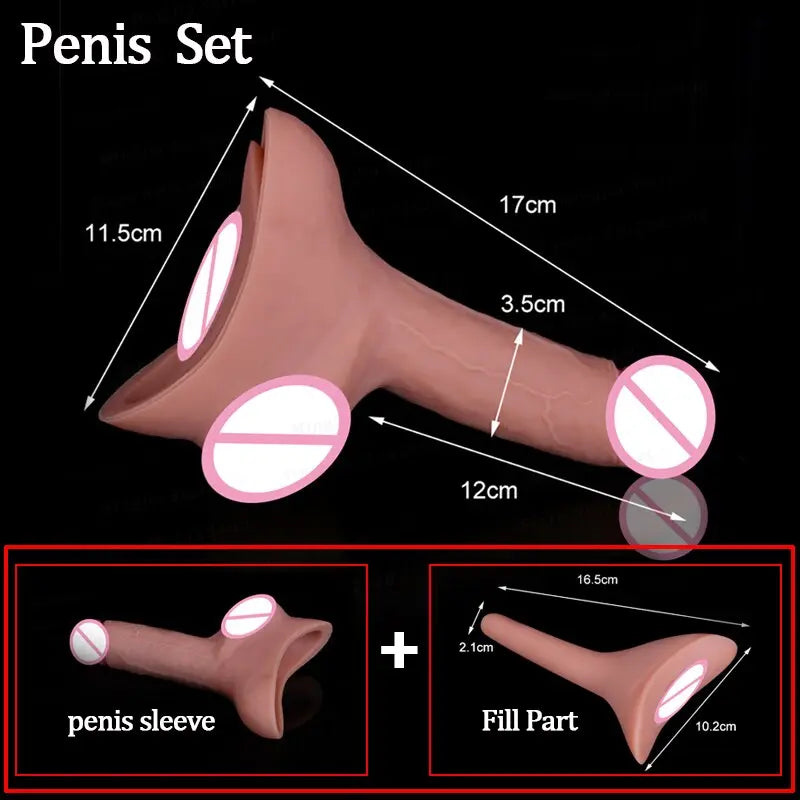 ใหม่หญิงยืนปัสสาวะสวมใส่ซิลิโคน Dildo กางเกงอวัยวะเพศชายแขนผู้ใหญ่เซ็กซ์ทอยสำหรับ Man ผู้หญิงเลสเบี้ยน - buysextoyth