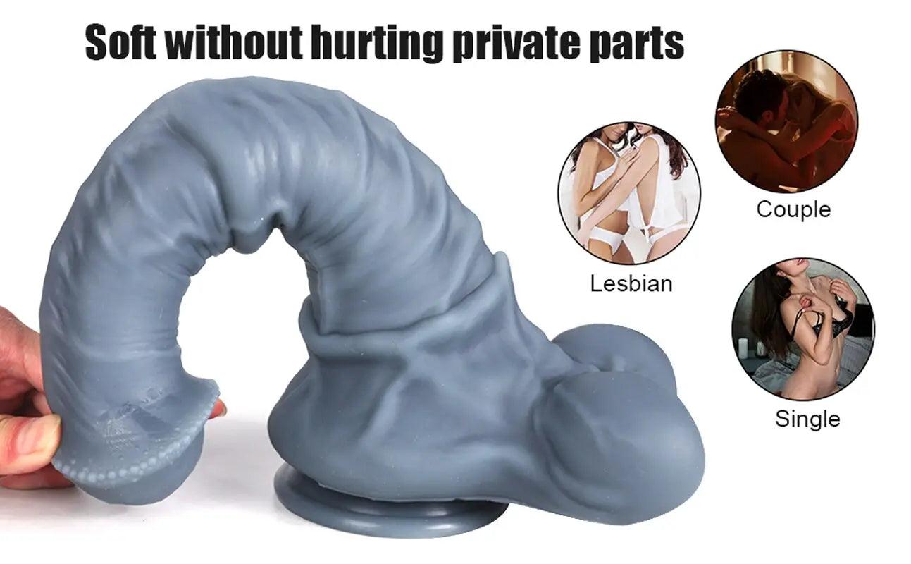 Dildo ม้าซิลิโคนยักษ์. สัตว์สมจริง. อวัยวะเพศชาย. การขยายทวารหนัก. ที่เสียบตูด. เซ็กซ์ทอย. ชายและหญิง masturbaters. ช่องคลอด18 - buysextoyth
