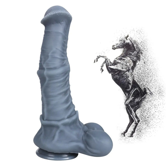 Dildo ม้าซิลิโคนยักษ์. สัตว์สมจริง. อวัยวะเพศชาย. การขยายทวารหนัก. ที่เสียบตูด. เซ็กซ์ทอย. ชายและหญิง masturbaters. ช่องคลอด18 - buysextoyth