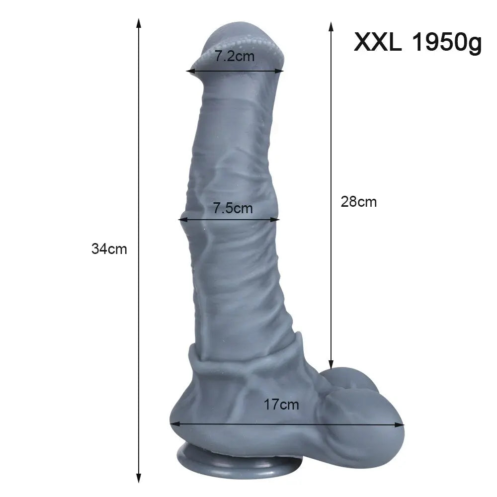 Dildo ม้าซิลิโคนยักษ์. สัตว์สมจริง. อวัยวะเพศชาย. การขยายทวารหนัก. ที่เสียบตูด. เซ็กซ์ทอย. ชายและหญิง masturbaters. ช่องคลอด18 - buysextoyth
