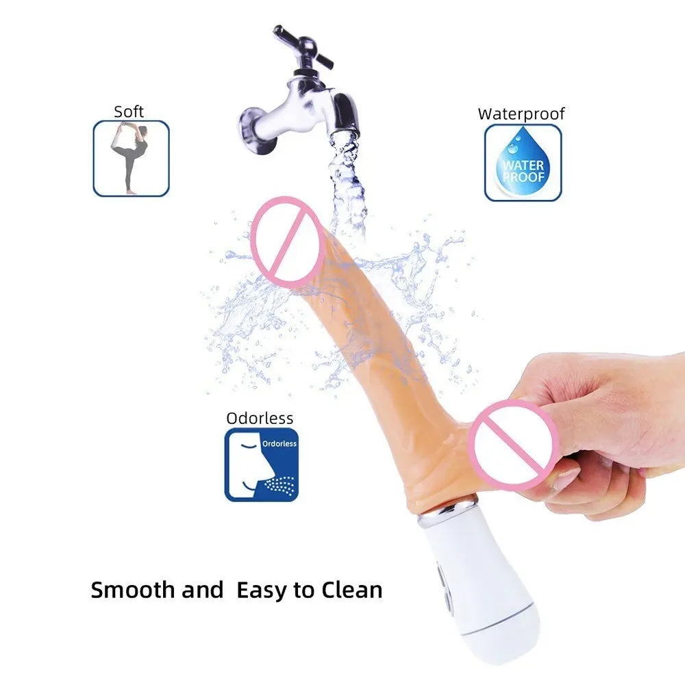 เร้าอารมณ์สเปรย์น้ำ Dildos สำหรับผู้หญิงจำลองประดิษฐ์อวัยวะเพศชายการสั่นสะเทือน Ejaculation สมจริง Dildo Sex ของเล่นหญิงสำเร็จความใคร่ - buysextoyth