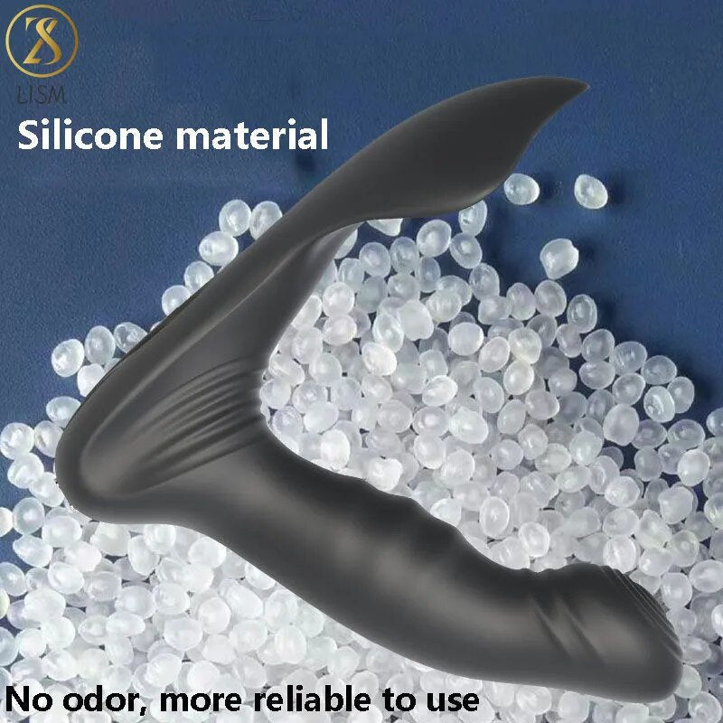 Double Stimulation Anal Vibrator Erotic Butt Plug Adult Sex Toy For Men Wireless Remote Testicular Prostate Massage Vibration - buysextoyth